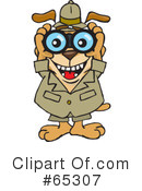 Sparkey Dog Clipart #65307 by Dennis Holmes Designs