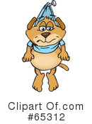 Sparkey Dog Clipart #65312 by Dennis Holmes Designs