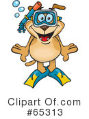 Sparkey Dog Clipart #65313 by Dennis Holmes Designs