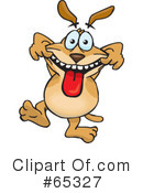Sparkey Dog Clipart #65327 by Dennis Holmes Designs