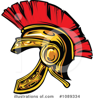 Royalty-Free (RF) Spartan Clipart Illustration by Chromaco - Stock Sample #1089334