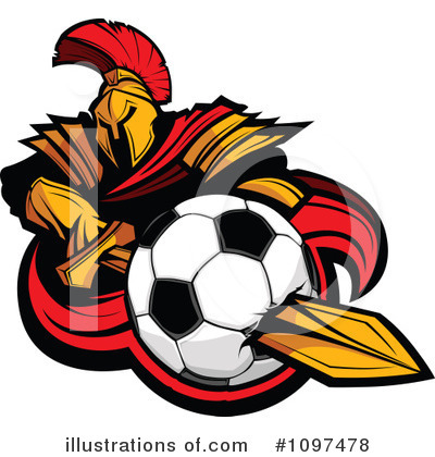 Soccer Clipart #1097478 by Chromaco
