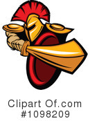 Spartan Clipart #1098209 by Chromaco