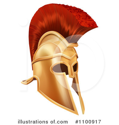 Royalty-Free (RF) Spartan Clipart Illustration by AtStockIllustration - Stock Sample #1100917