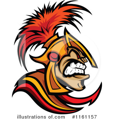 Royalty-Free (RF) Spartan Clipart Illustration by Chromaco - Stock Sample #1161157