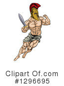 Spartan Clipart #1296695 by AtStockIllustration