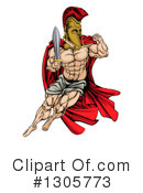 Spartan Clipart #1305773 by AtStockIllustration