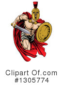 Spartan Clipart #1305774 by AtStockIllustration