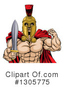 Spartan Clipart #1305775 by AtStockIllustration