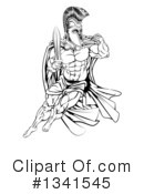 Spartan Clipart #1341545 by AtStockIllustration
