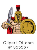Spartan Clipart #1355567 by AtStockIllustration