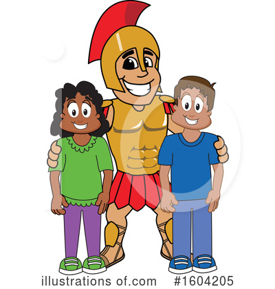Royalty-Free (RF) Spartan Clipart Illustration by Mascot Junction - Stock Sample #1604205