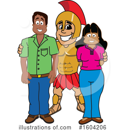 Royalty-Free (RF) Spartan Clipart Illustration by Mascot Junction - Stock Sample #1604206