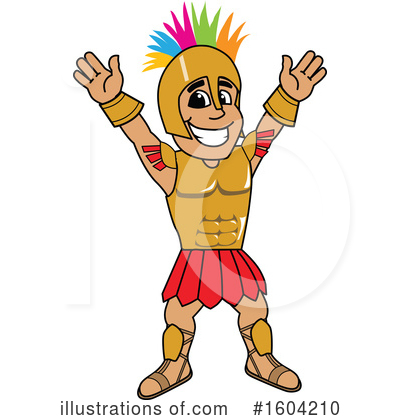 Royalty-Free (RF) Spartan Clipart Illustration by Mascot Junction - Stock Sample #1604210