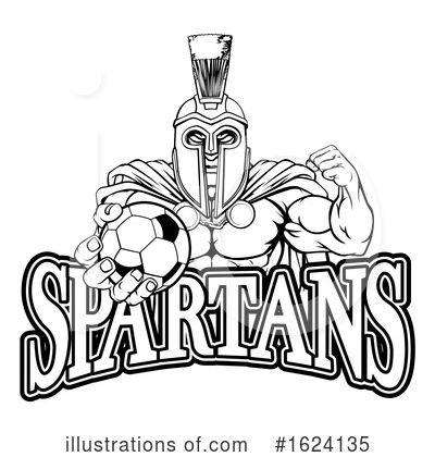 Royalty-Free (RF) Spartan Clipart Illustration by AtStockIllustration - Stock Sample #1624135
