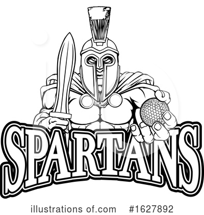 Royalty-Free (RF) Spartan Clipart Illustration by AtStockIllustration - Stock Sample #1627892
