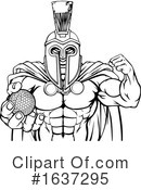 Spartan Clipart #1637295 by AtStockIllustration