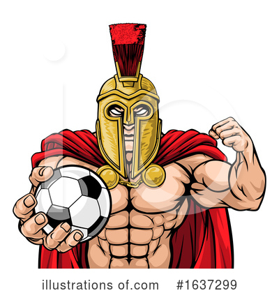 Royalty-Free (RF) Spartan Clipart Illustration by AtStockIllustration - Stock Sample #1637299