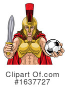 Spartan Clipart #1637727 by AtStockIllustration