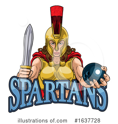 Royalty-Free (RF) Spartan Clipart Illustration by AtStockIllustration - Stock Sample #1637728