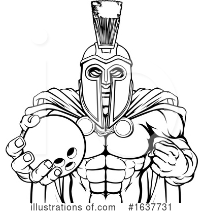 Royalty-Free (RF) Spartan Clipart Illustration by AtStockIllustration - Stock Sample #1637731
