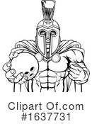 Spartan Clipart #1637731 by AtStockIllustration