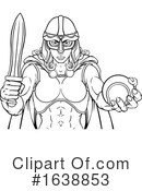 Spartan Clipart #1638853 by AtStockIllustration