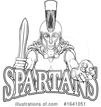 Royalty-Free (RF) Spartan Clipart Illustration by AtStockIllustration - Stock Sample #1641051