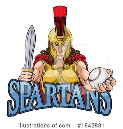 Royalty-Free (RF) Spartan Clipart Illustration by AtStockIllustration - Stock Sample #1642931