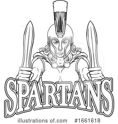 Royalty-Free (RF) Spartan Clipart Illustration by AtStockIllustration - Stock Sample #1661618
