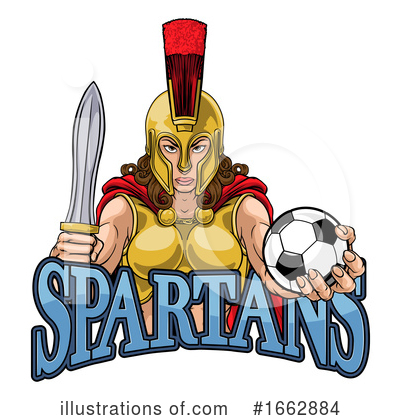 Royalty-Free (RF) Spartan Clipart Illustration by AtStockIllustration - Stock Sample #1662884