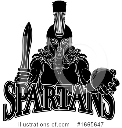 Royalty-Free (RF) Spartan Clipart Illustration by AtStockIllustration - Stock Sample #1665647
