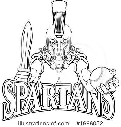 Royalty-Free (RF) Spartan Clipart Illustration by AtStockIllustration - Stock Sample #1666052