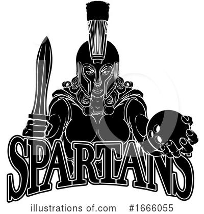 Royalty-Free (RF) Spartan Clipart Illustration by AtStockIllustration - Stock Sample #1666055