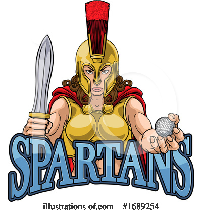 Royalty-Free (RF) Spartan Clipart Illustration by AtStockIllustration - Stock Sample #1689254