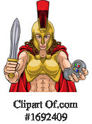 Spartan Clipart #1692409 by AtStockIllustration