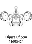 Spartan Clipart #1693424 by AtStockIllustration