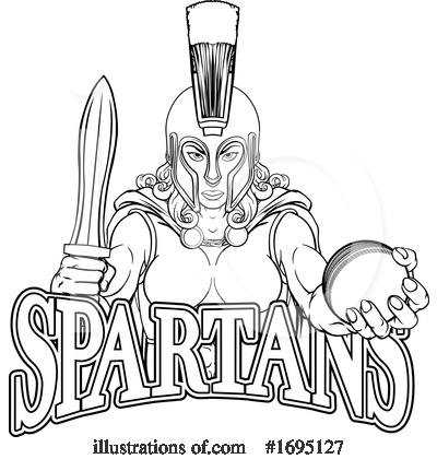 Royalty-Free (RF) Spartan Clipart Illustration by AtStockIllustration - Stock Sample #1695127