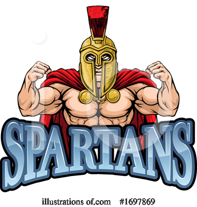 Spartans Clipart #1697869 by AtStockIllustration