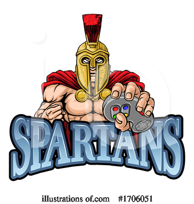 Royalty-Free (RF) Spartan Clipart Illustration by AtStockIllustration - Stock Sample #1706051