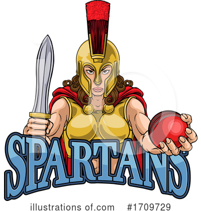 Royalty-Free (RF) Spartan Clipart Illustration by AtStockIllustration - Stock Sample #1709729