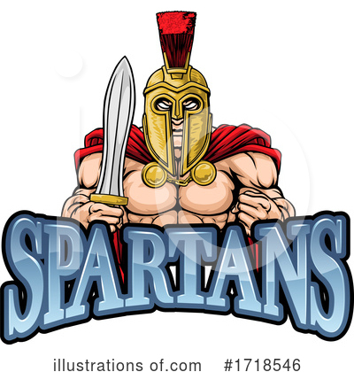 Royalty-Free (RF) Spartan Clipart Illustration by AtStockIllustration - Stock Sample #1718546