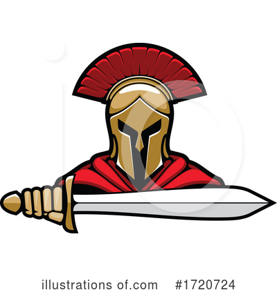 Spartan Clipart #1720724 by Vector Tradition SM