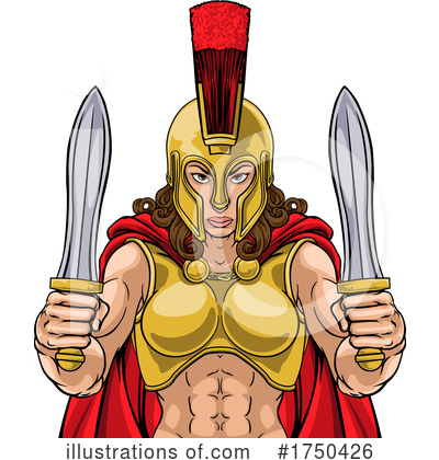Royalty-Free (RF) Spartan Clipart Illustration by AtStockIllustration - Stock Sample #1750426
