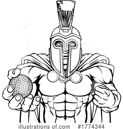 Royalty-Free (RF) Spartan Clipart Illustration by AtStockIllustration - Stock Sample #1774344