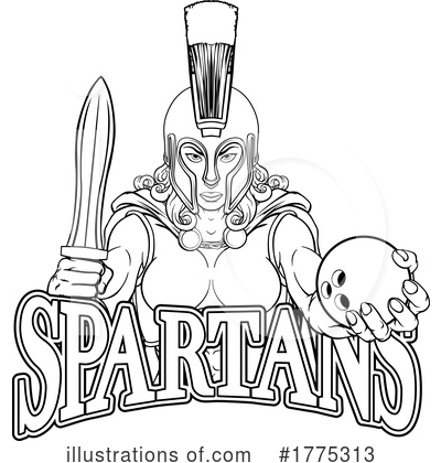 Royalty-Free (RF) Spartan Clipart Illustration by AtStockIllustration - Stock Sample #1775313