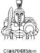 Spartan Clipart #1794654 by AtStockIllustration