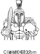 Spartan Clipart #1804037 by AtStockIllustration