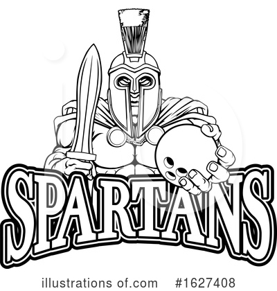 Royalty-Free (RF) Spartans Clipart Illustration by AtStockIllustration - Stock Sample #1627408