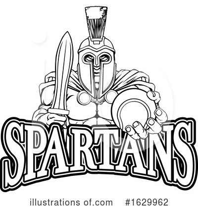 Royalty-Free (RF) Spartans Clipart Illustration by AtStockIllustration - Stock Sample #1629962